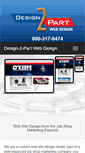 Mobile Screenshot of d2pwebdesign.com